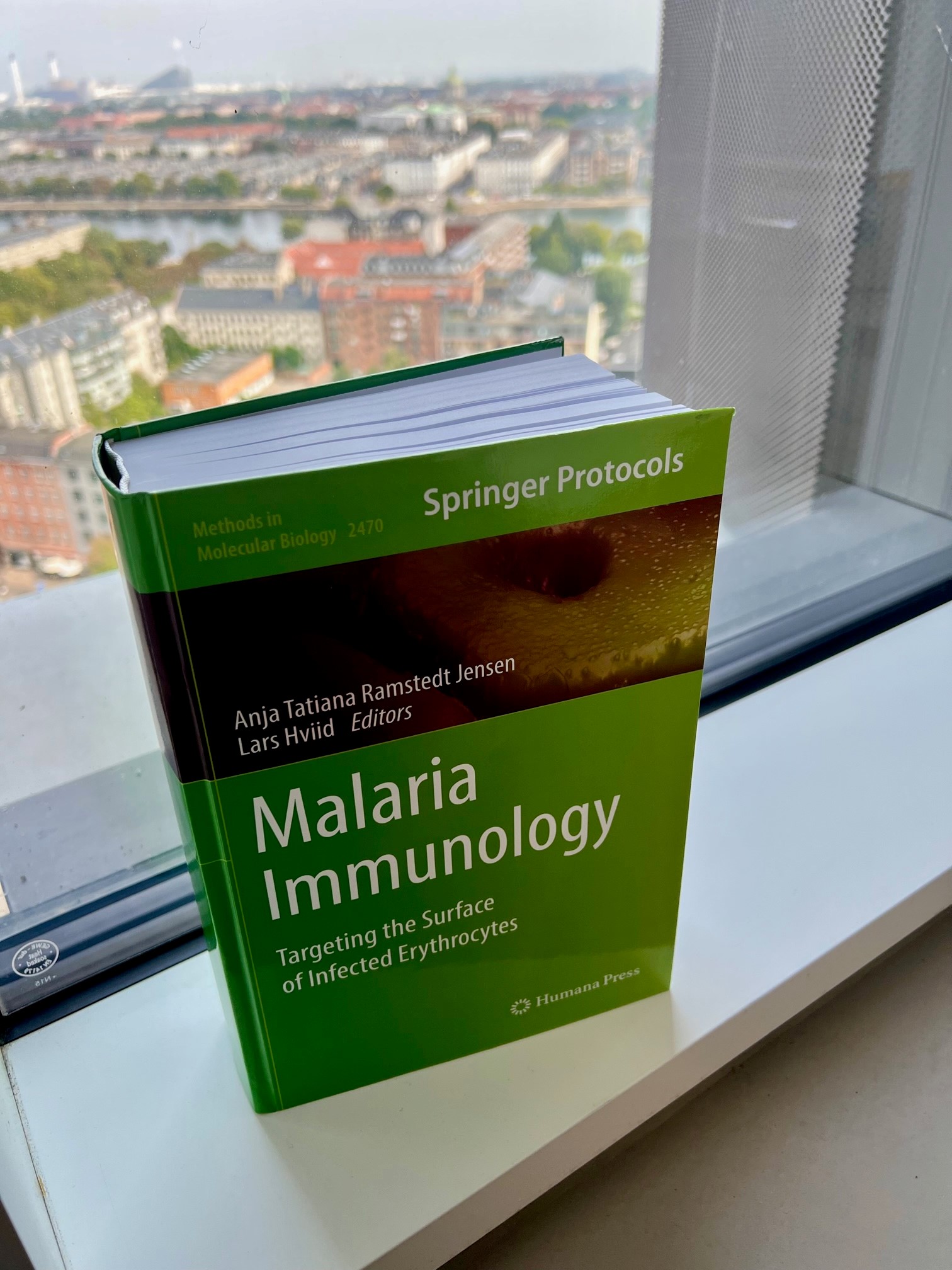 Picture of new Malaria Immunology book
